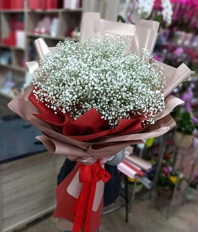 Букет цветов из: Гипсофила в Губкинском