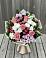 Букет цветов из: Альстромерии, Гвоздики, Розы и Хризантемы в Губкинском