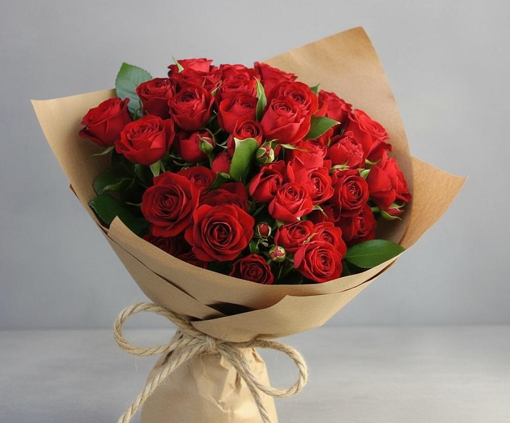 Букет Любовный роман в Губкинском