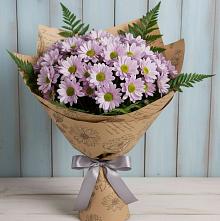 Букет цветов из:  Хризантемы #REPLACE_PRED# Губкинском