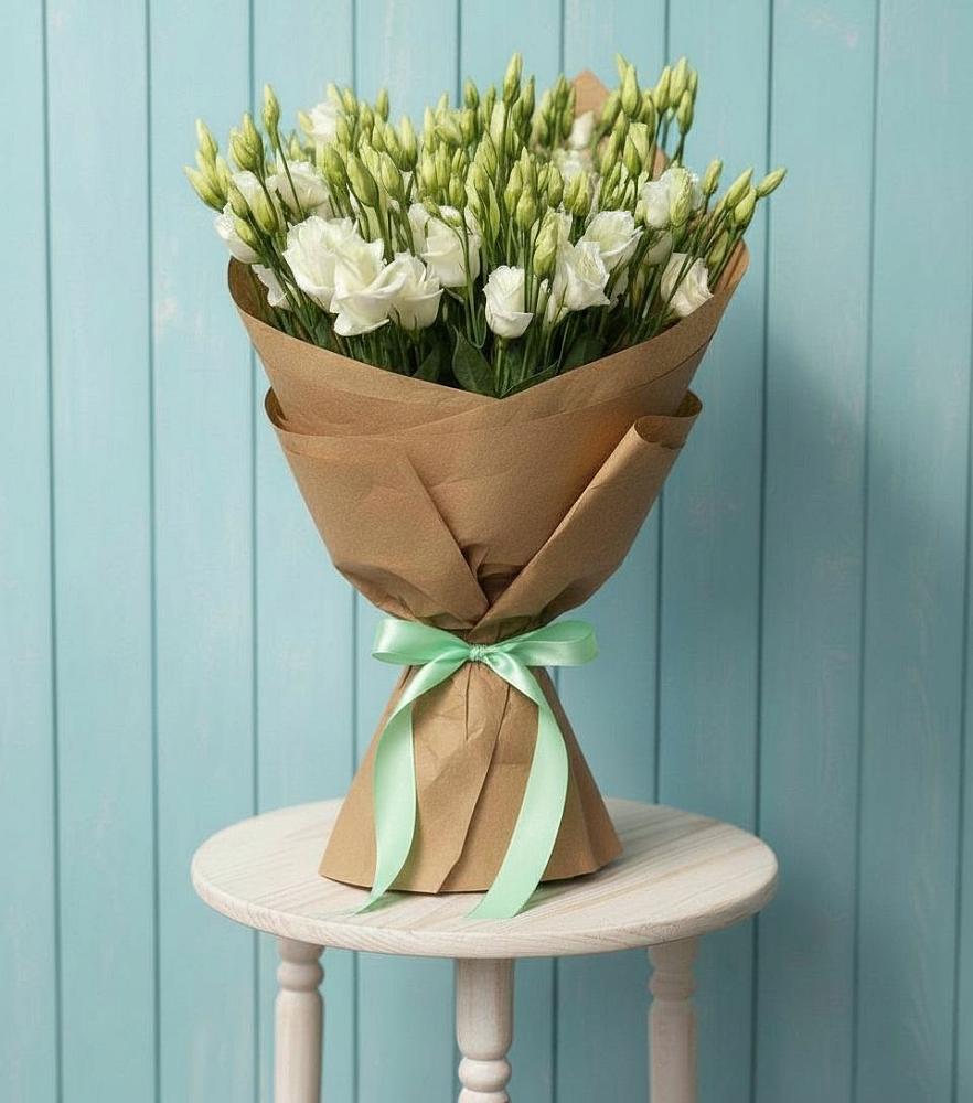 Букет цветов из: Лизиантусы в Губкинском