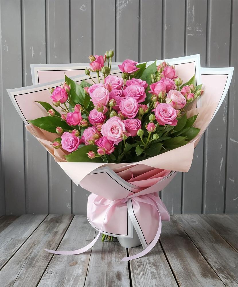Букет Розовый кустик в Губкинском