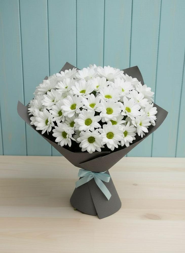 Букет цветов из: Хризантемы в Губкинском