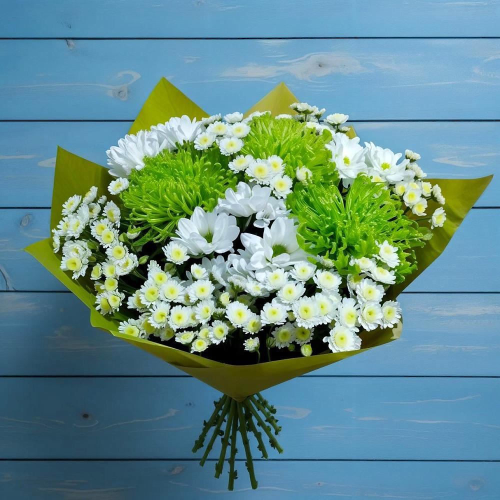 Букет цветов из: Хризантемы в Губкинском