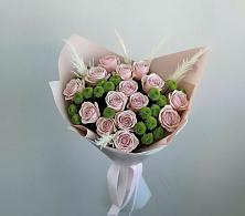 Букет цветов из:  Розы и Хризантемы в Губкинском