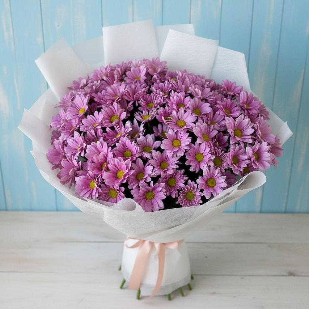 Букет цветов из: Хризантемы в Губкинском