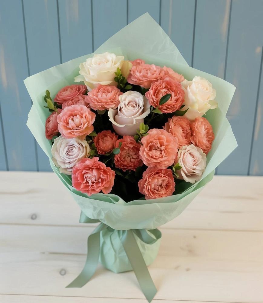 Букет цветов из: Розы в Губкинском