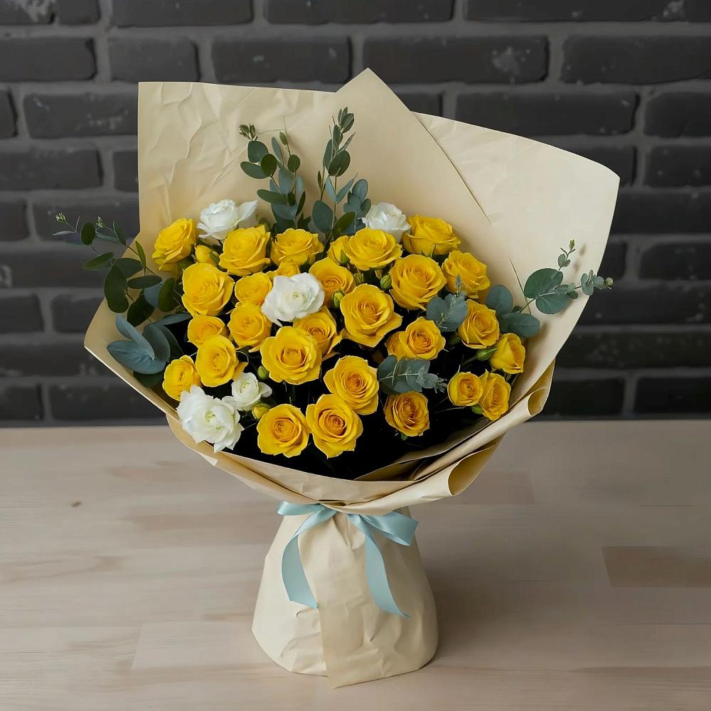 Букет цветов из: Розы в Губкинском