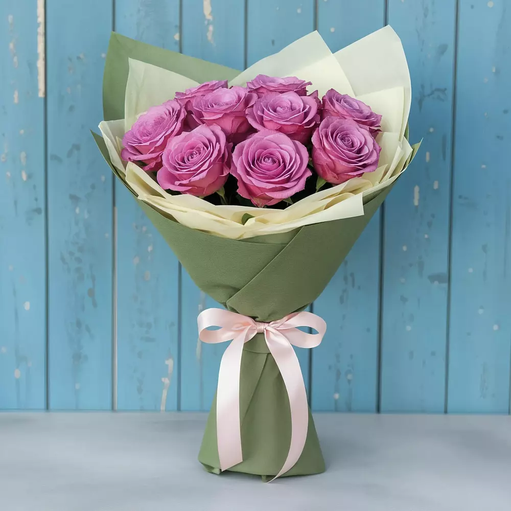 Букет Розы Фёрст Леди в Губкинском