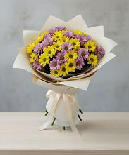 Букет цветов из:  Хризантемы в Губкинском