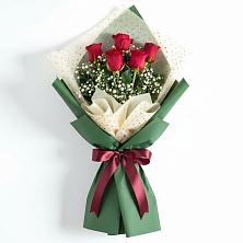 Букет цветов из:  Розы в Губкинском