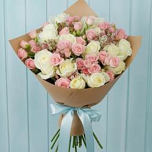 Букет цветов из:  Розы #REPLACE_PRED# Губкинском